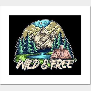 Wild and Free Nature Posters and Art